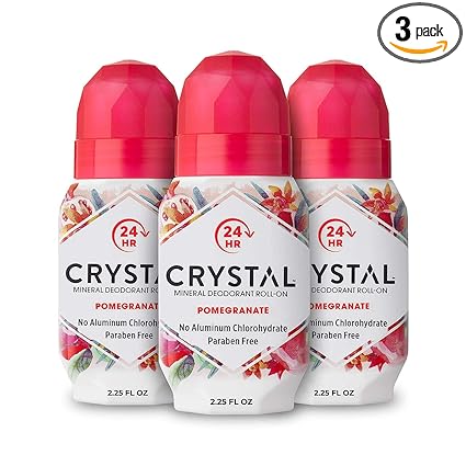 Crystal Deodorant Essence Roll On Pomegranate